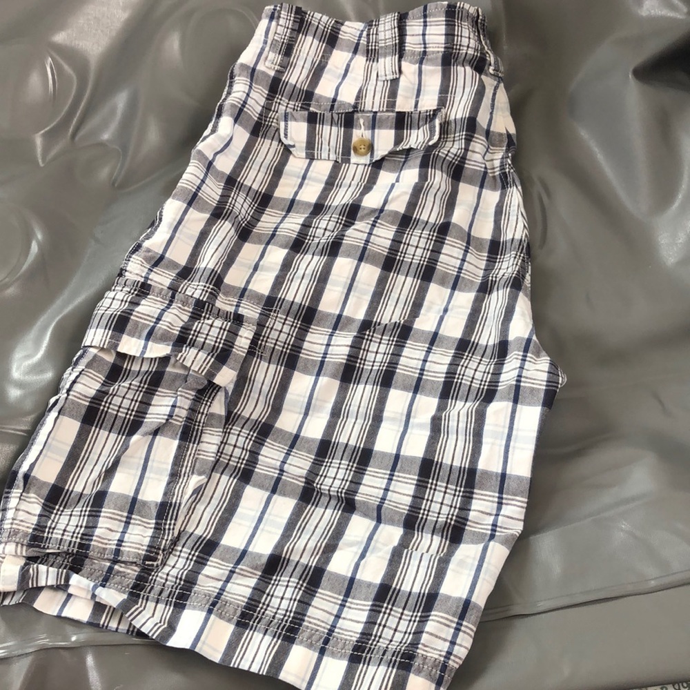 Plaid Cargo Shorts size 36